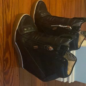 L.A.M.B wedge sneakers